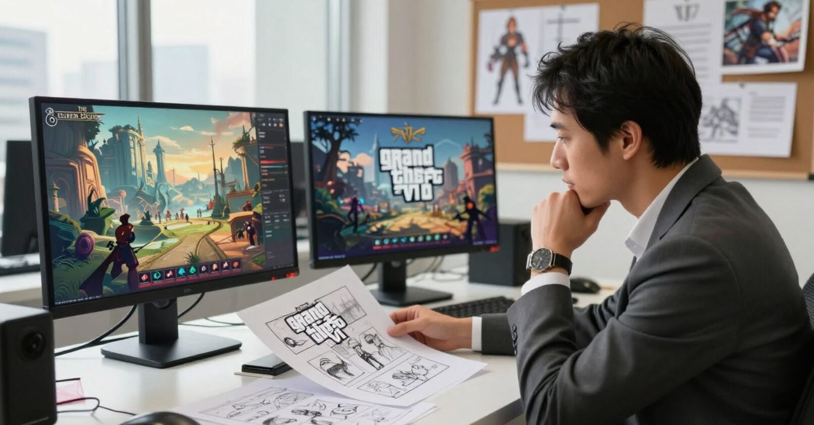 Grand Theft Auto VII от Rockstar Games и The Elder Scrolls VI от Bethesda Game S